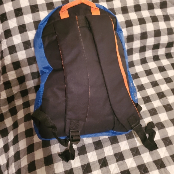 Metropack Royal Blue & Orange Kids Backpack. - Picture 5 of 5